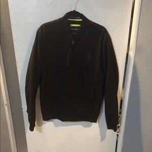 Psycho bunny Lauren Black Bomber Jacket